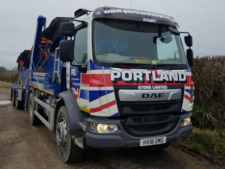 Portland-Stone-New-Drawbar-Trailer-and-Skip-Lorry-added-to-the-fleet-Image